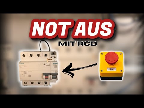 Not-Aus mit Rcd 😋👍Not-Aus Schalter
