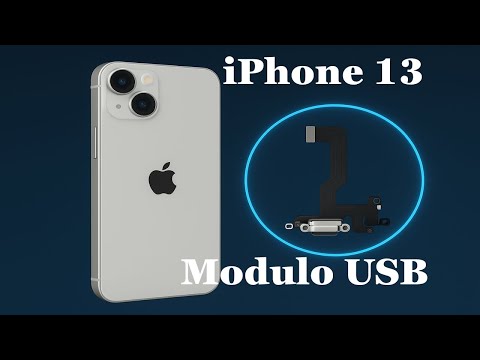 iPhone 13 - How to replace the USB charging module and microphone - complete flat dock