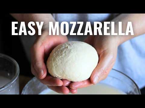 How To Make The EASIEST Mozzarella (Only 2 Ingredients!)