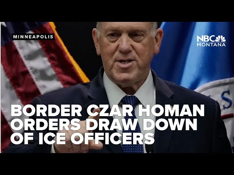 FULL PRESS CONFERENCE: Homan orders immediate drawdown of 700 officers from Minnesota