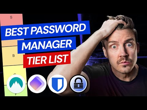 BEST Password Manager Tier List for 2025 | Don't Buy a Password Manager Wihout Watching This!