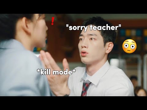 Hae Seong being SO DONE with everything for 6 minutes straight