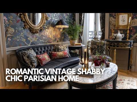 Romantic Vintage Shabby Chic Parisian Home | Timeless Elegance & Soft Feminine Charm
