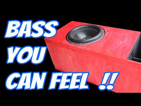 Huge Subwoofer for ULTRA Low Bass!