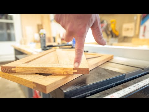 Never using a table saw for this again... Shaker style cabinet doors with a router.