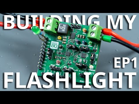 Building My Ultimate LED Flashlight: Boost Driver Circuit Episode #1