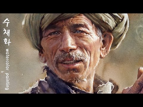 watercolor painting-When overlapping