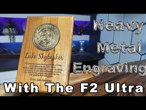 Deep Metal Cuts & Engraving With The xTool F2 Ultra!