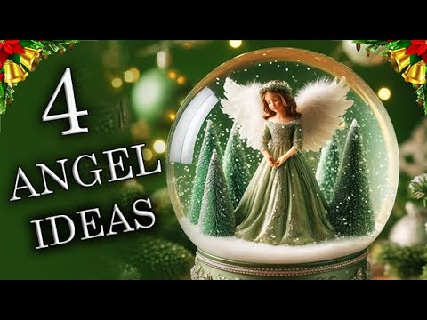 4 ANGEL 😇 DIY Christmas Crafts Ideas ❄️ Simple & Affordable Diy Christmas decorations ideas for home