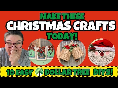 10 BEAUTIFUL Christmas Crafts You WONT Believe Are From Dollar Tree