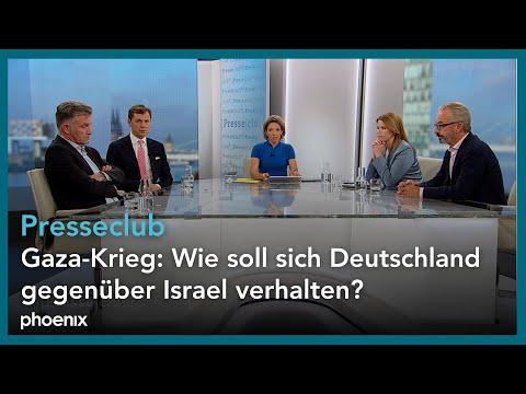 Presseclub: Gaza-Krieg - Wie soll sich Deutschland gegenüber Israel verhalten? | 27.07.25