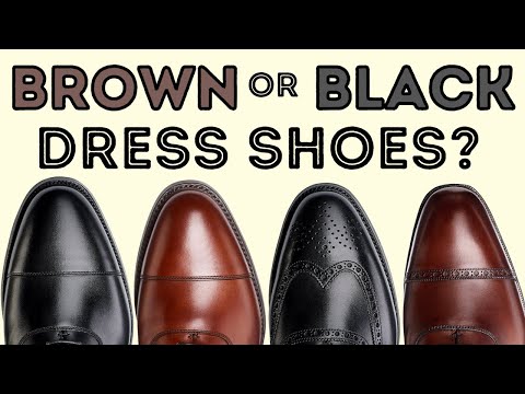 BLACK OR BROWN DRESS SHOES? | WHICH COLOUR SHOES TO SELECT FOR BEST EFFECT?