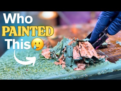 Ep. 126 Amazing RESTORATION of an ANTIQUE Painted DRESSER