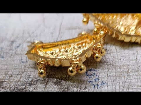 How to do diamond work on gold