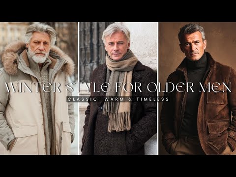20 Outfits Older Men Enjoy Wearing in Winter | Older Men’s fashion