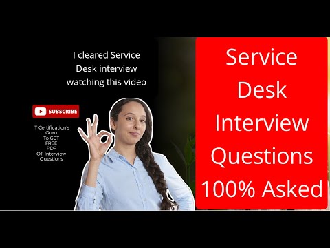 Service Desk Interview Questions and Answers - 100% asked in interview #servicedesk #support