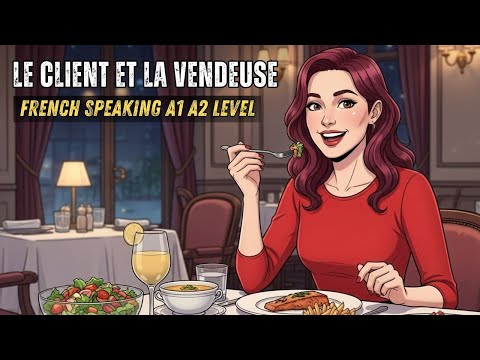 Improve Your French Speaking | Le client et la vendeuse (A1 A2 Level) | French Story for Beginners