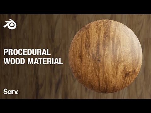 Procedural Wood Material - Blender Tutorial