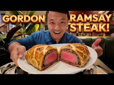 Filipino BREAKFAST PIZZA & Trying the $168 Beef Wellington at GORDON RAMSAY STEAK in Vancouver