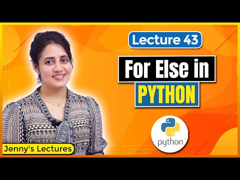 For else in Python | Python Tutorials for Beginners #lec43