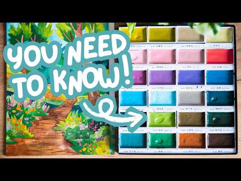 Wait... THAT'S How You Use Kuretake Gansai Tambi?