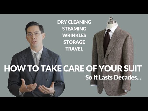 How to Take Care of Your Suit: Dry Cleaning, Wrinkles, Daily Maintenance & Traveling Tips
