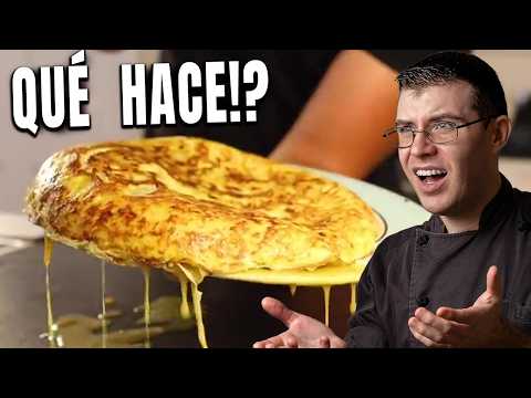 Pro Chef Reacts.. To Adam Ragusea's ATTEMPT At SPANISH Omelettes