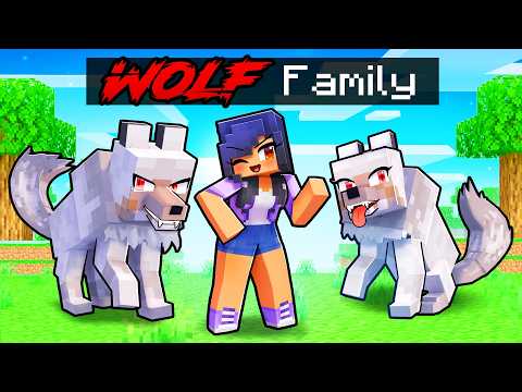 Having a WOLF FAMILY in Minecraft!