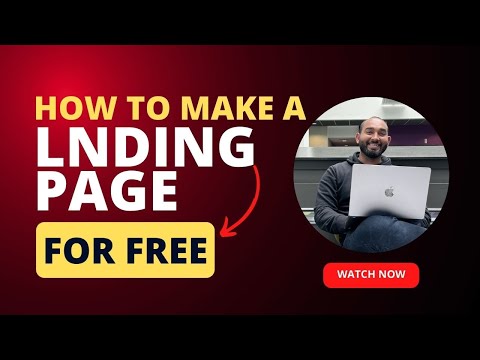 Create Landing Page for Affiliate Marketing - FREE with Wix