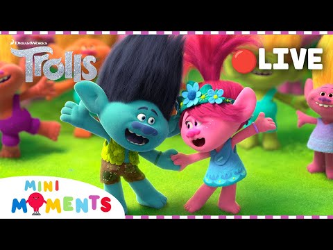 LIVE 🔴  BEST Trolls Sing-A-Long 🎵🌈 Trolls & Trolls World Tour Full Song Clips 🍭 Songs for Kids