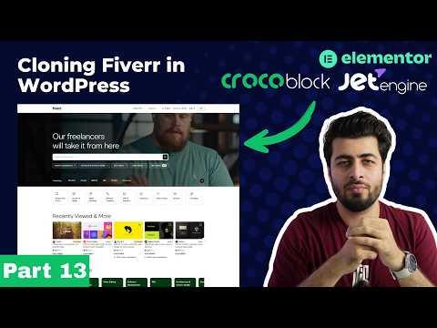 Cloning Fiverr - Creating Seller Profile Page | Part 13 | Elementor | JetEngine