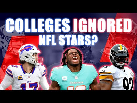 How Did Colleges Ignore These Future NFL Stars?!