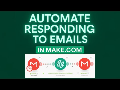 I Automated Responding to Emails in Make.com (Full Setup in UNDER 9 Minutes!)