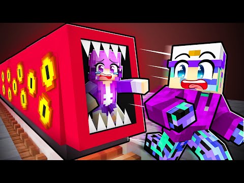 WE TOOK THE WRONG TRAIN in Minecraft…