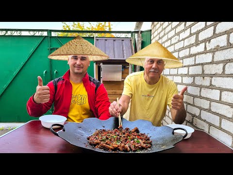 СВИНИНА ПО КИТАЙСЬКИ НА САДЖІ / ДУЖЕ СМАЧНО І НЕ СТАНДАРТНО