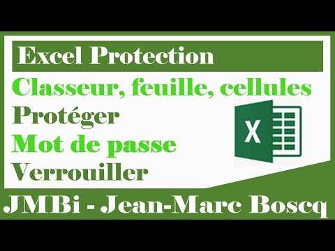 Comment protéger un fichier Excel 2016, une cellule, une plage, une feuille
