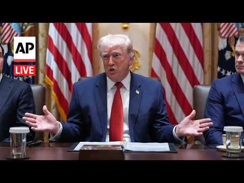 LIVE: Trump holds a cabinet meeting