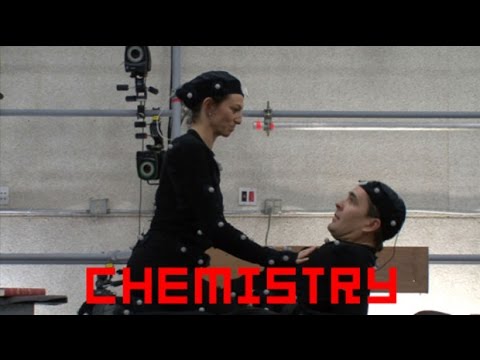 Claudia Black in Uncharted 2 BTS 2009