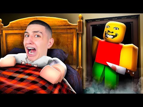 ПРОВЕЛ НОЧЬ С СТРАШНЫМ ПАПОЙ! *СОШЕЛ С УМА* ХОРРОР В РОБЛОКС