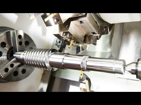 Modern High Speed CNC Lathe Machine Working, CNC Milling Machine Metal