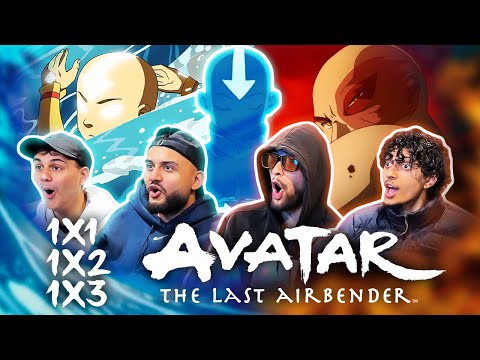 BROTHERS watch AVATAR: The Last Airbender 1x1 - 1x3 | FIRST TIME REACTION