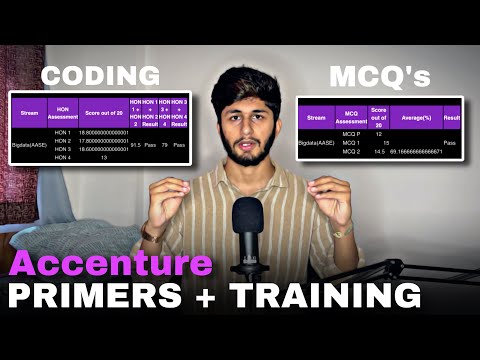 ⁠@Accenture Primers And Training All Questions Answered | Marks | Evaluation Criteria | Project