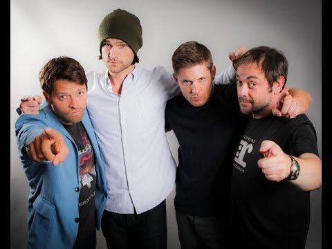 Jared, Jensen, Misha and Mark Sheppard Funny Moments (Part 2)