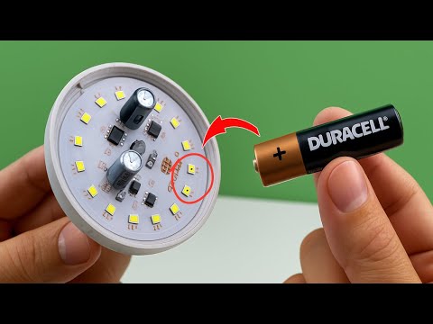 Take a Common 1 5V Battery and Fix All the LED Lamps in Your Home! How to Fix a LED Bulbs Easily