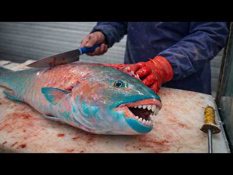 Amazing Parrot Fish Fillet Technique for Beginners