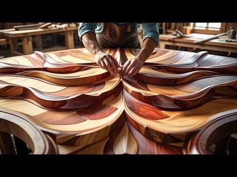 Master Craftsman Builds The Ultimate High-Value Coffee Table! (Unique Woodcraft Art)