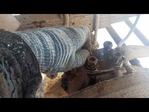 Регулировка шкворня Уаз, колхозные мосты.Проводим выходные с пользой....