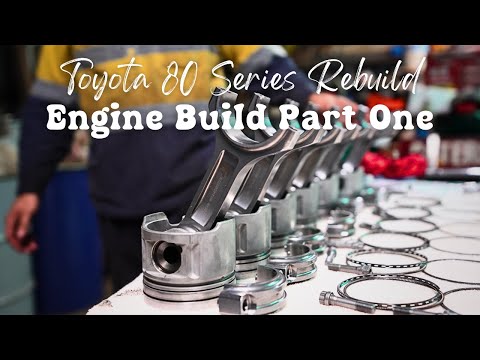 1HD-FTE Engine Build PART 1 - 80 SERIES LANDCRUISER REBUILD Ep.5