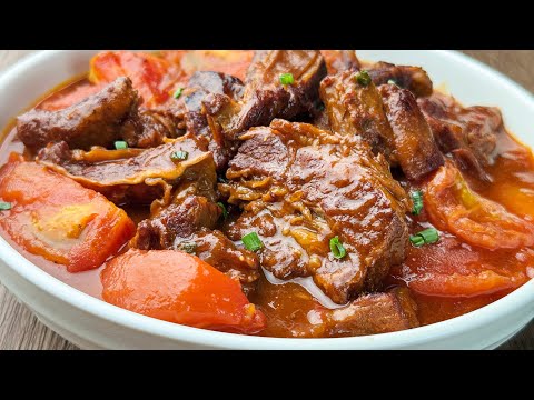Tomato Beef Stew Recipe | So Tender & Flavorful You’ll Want It Every Day!