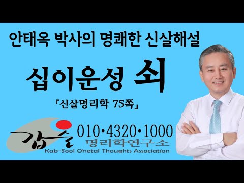 The Twelve Fortune-telling Signs (Shin-Sal Myeongrihak, p. 75) - Korea Talent Research Institute ...